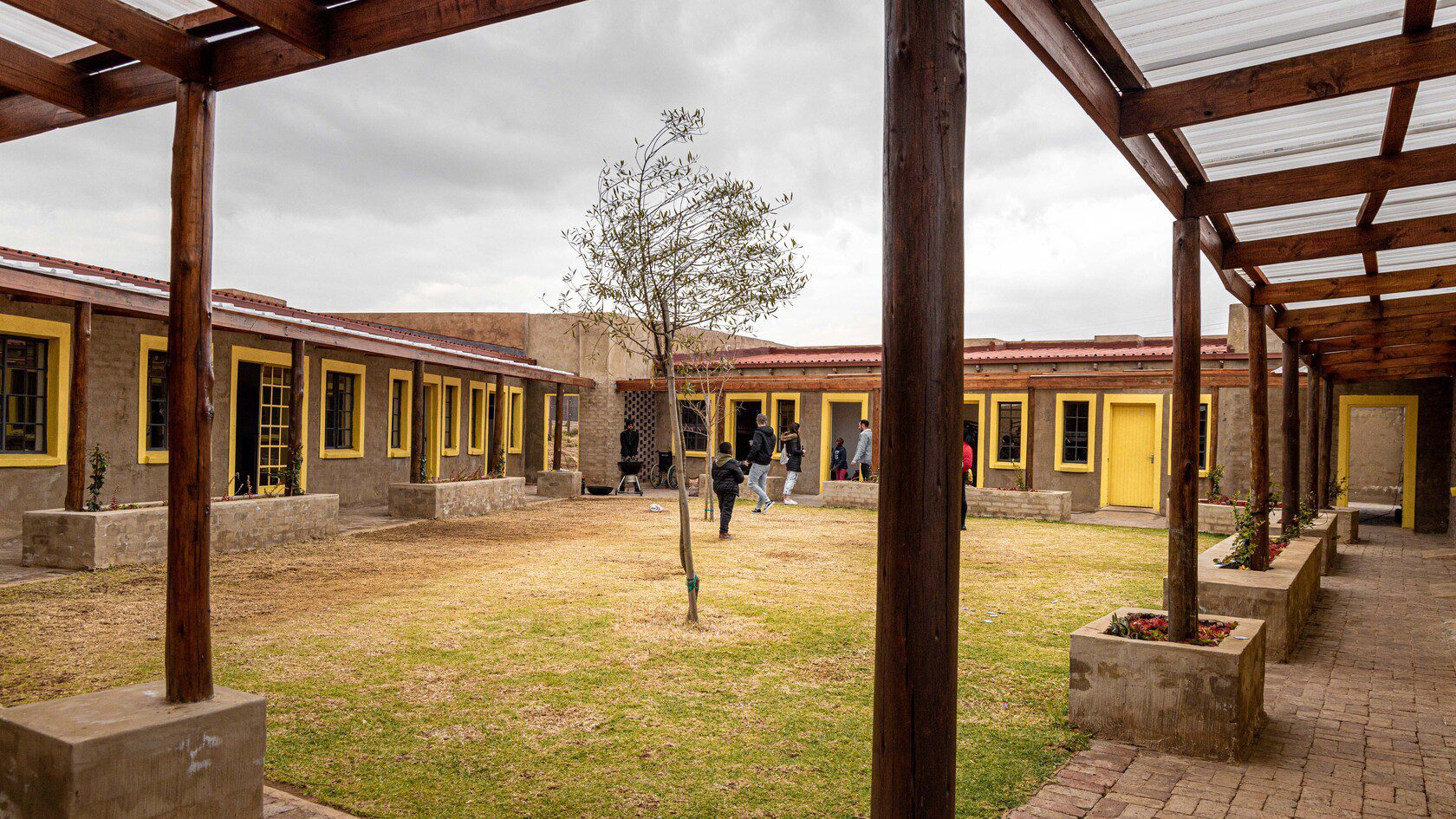 Courtyard View - Menzi Children's home