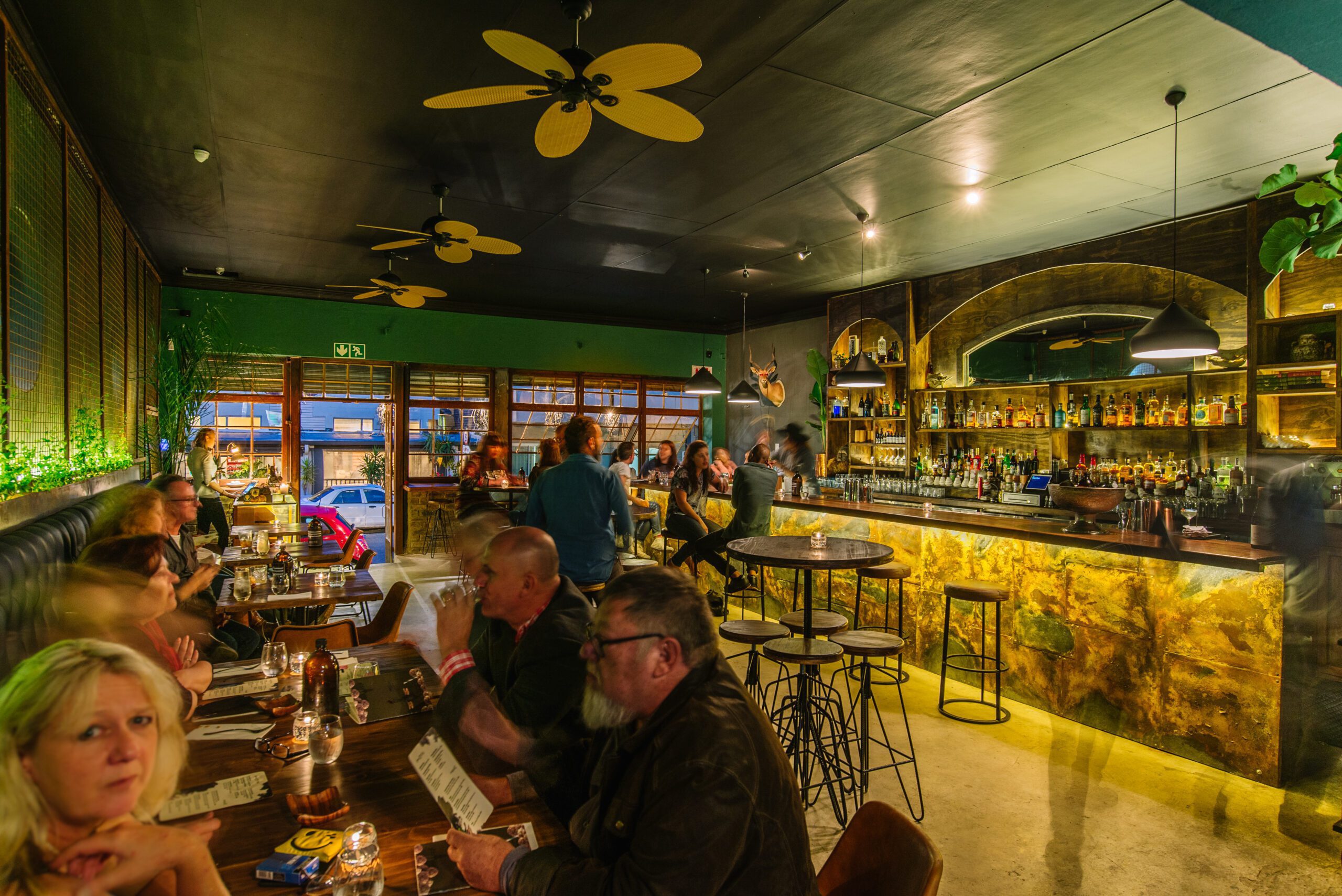 View of the bar at Mootee Bar