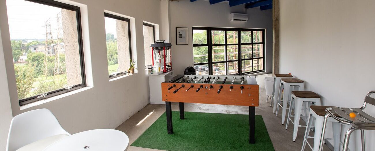 Break area at Sovtech